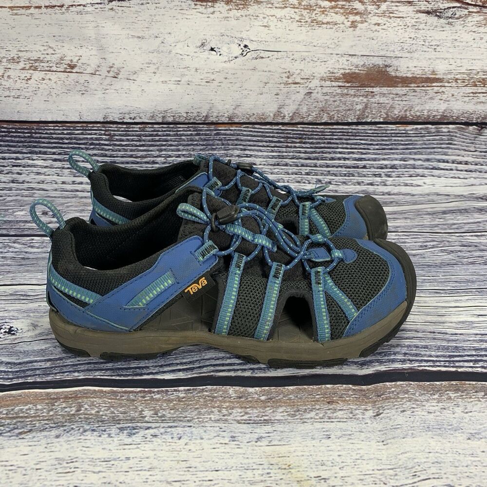 Teva Manatee Blue Graphite Sport Sandals Shoes Boys Size 5